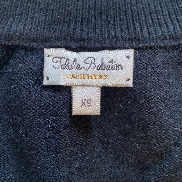 Black Talula Babaton sleeveless pullover sweater vest - cotton blend XS - Picture 2 of 5